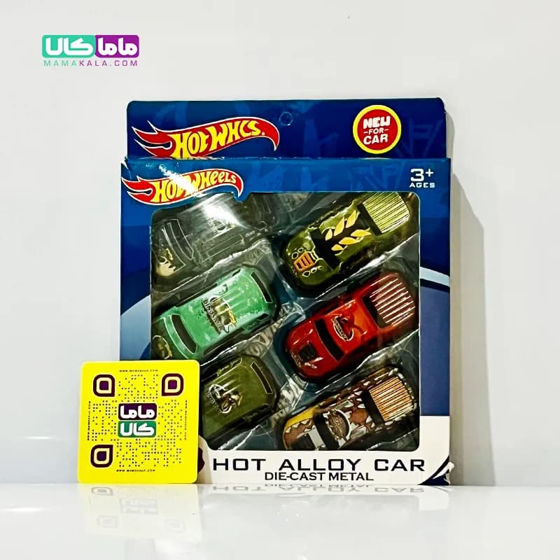 اسباب بازی ست ماشین 6 عددی سایز کوچک مدل Hot Wheels کد 507