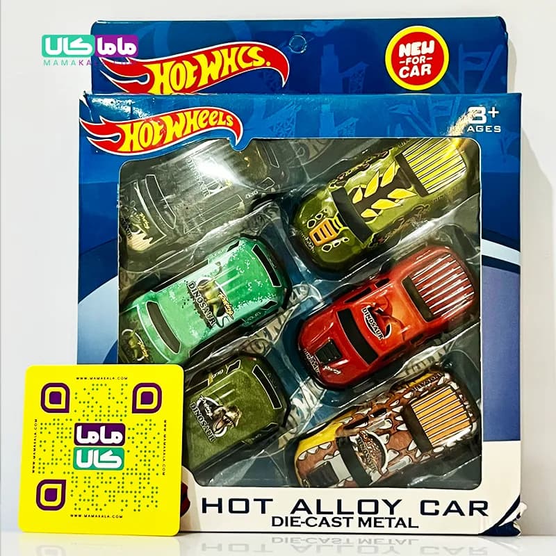 اسباب بازی ست ماشین 6 عددی سایز کوچک مدل Hot Wheels کد 507 — تصویر ۲