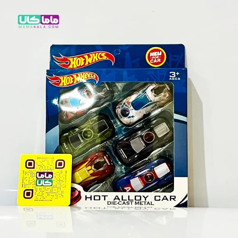 اسباب بازی ست ماشین 6 عددی سایز کوچک مدل Hot Wheels کد 506