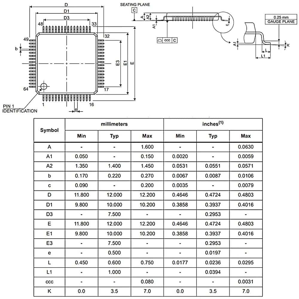 میکروکنترلر STM32F405RGT6 — تصویر ۳