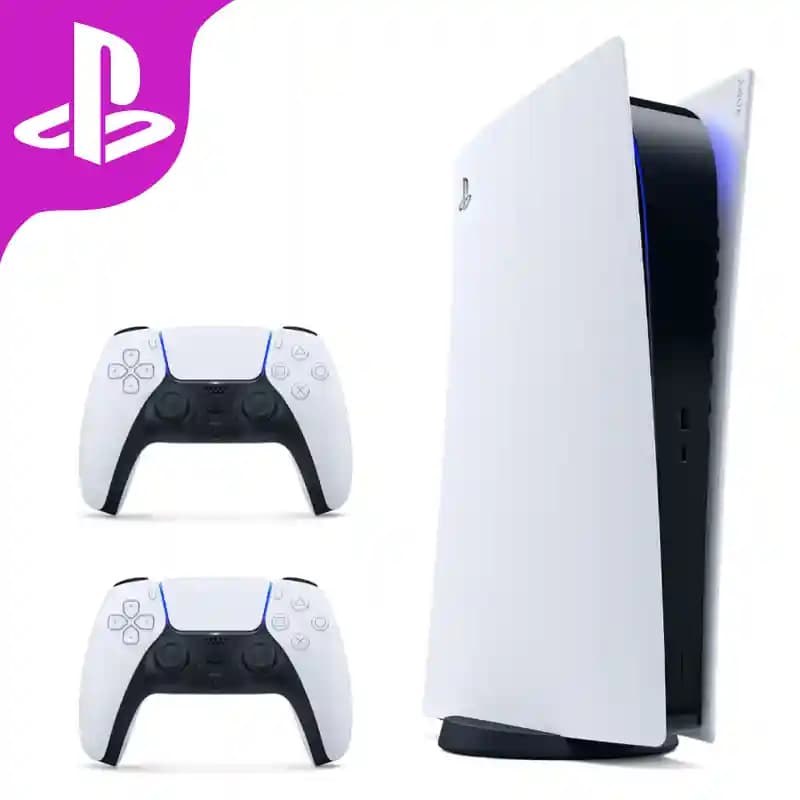 کنسول پلی استیشن ۵ دیجیتال دو دسته – PS5 Digital 2 Dualsense