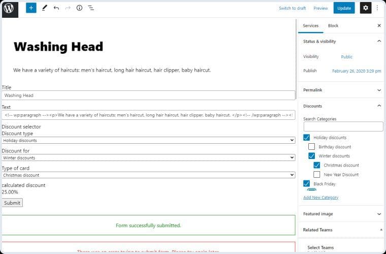 افزونه JetFormBuilder Hierarchical Select سطح بندی لیست کشویی فرم های جت فرم بیلدر 1.0.2 — تصویر ۲