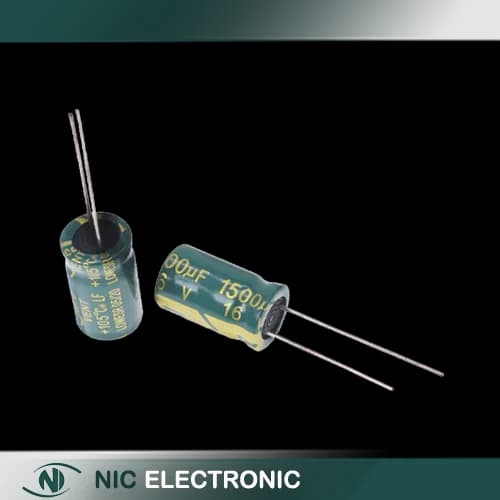 خازن الکترولیتی 1500UF/16V-10X17-105C-GREEN