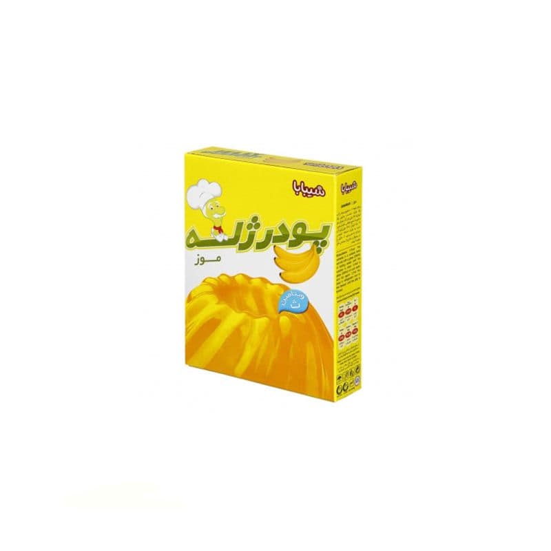 پودر ژله موز 110گرمی شیبابا