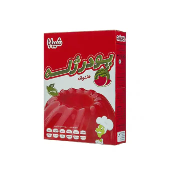 پودر ژله هندوانه 100گرمی شیبابا
