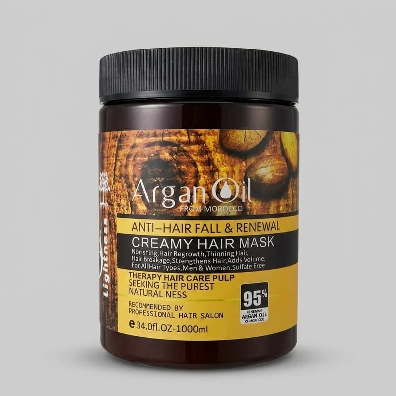ماسک مو بدون سولفات لایتنس مدل Argan oil — تصویر ۸