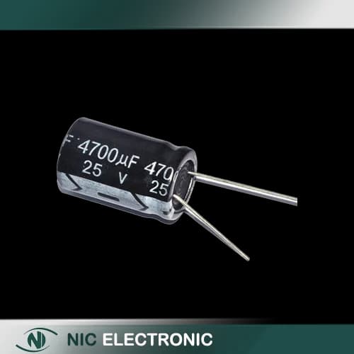 خازن الکترولیتی 4700UF/25V-16X25-105C-BLACK