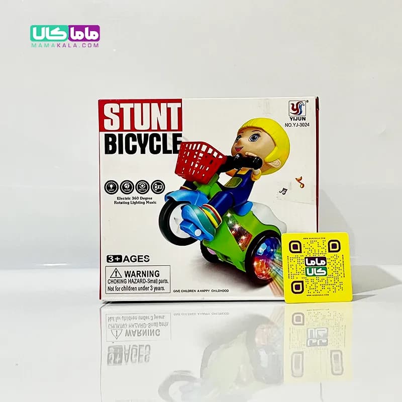 اسباب بازی دختر دوچرخه سوار موزیکال مدل Stunt Bicycle — تصویر ۵
