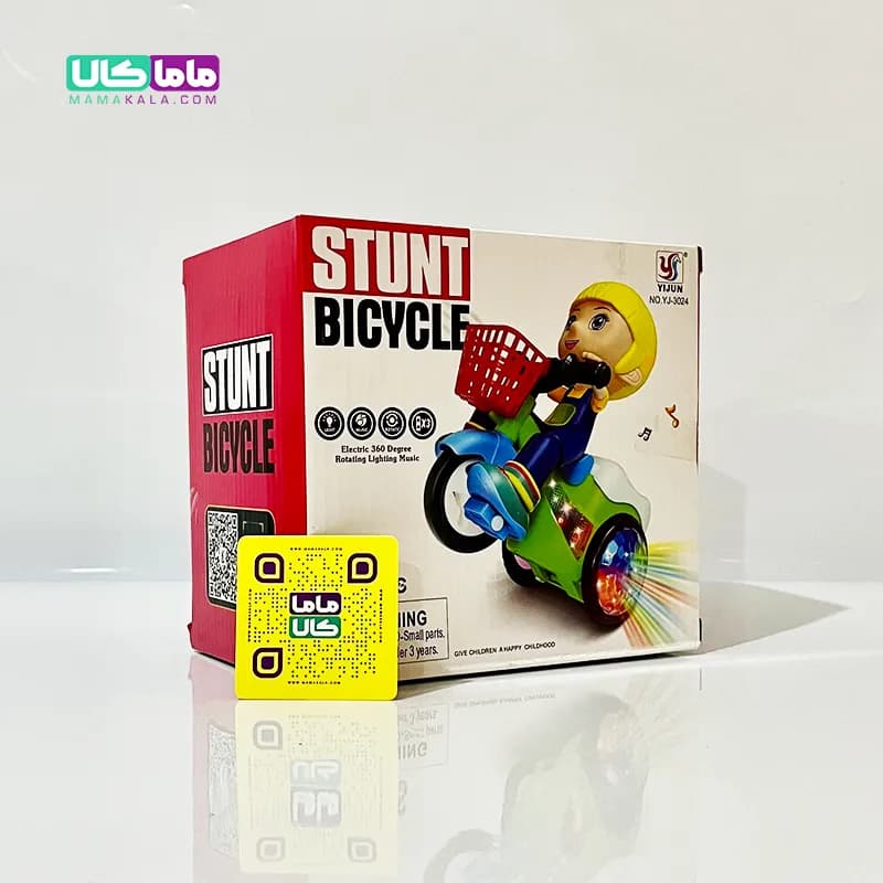 اسباب بازی دختر دوچرخه سوار موزیکال مدل Stunt Bicycle — تصویر ۲