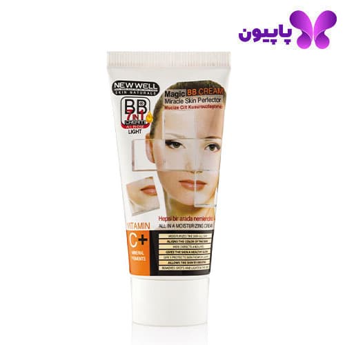 بی بی کرم نیوول 7 در 1 رنگ روشن (تستر آکبند) — تصویر ۲
