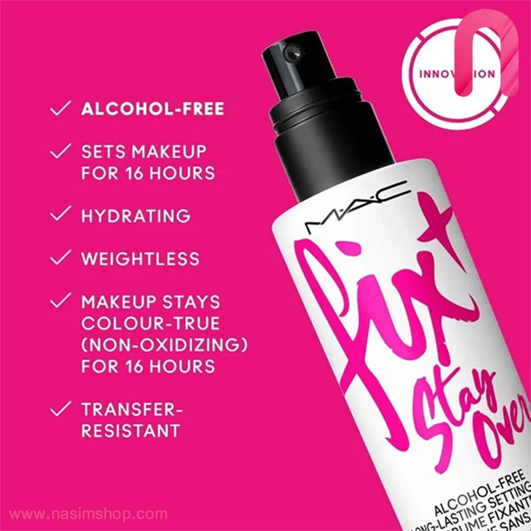 اسپری فیکس کننده آرایش مدل Fix+ Stay Over مک — تصویر ۳