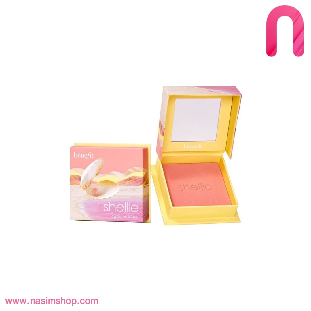 رژگونه پودری مدل Shellie بنفیت