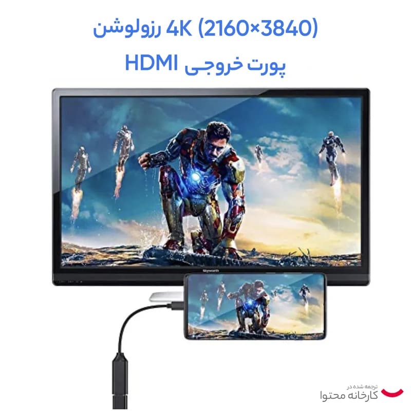 مبدل USB-C به HDMI ایر اسکای مدل HC-03 — تصویر ۷