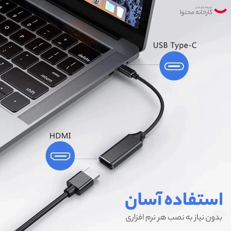 مبدل USB-C به HDMI ایر اسکای مدل HC-03 — تصویر ۶