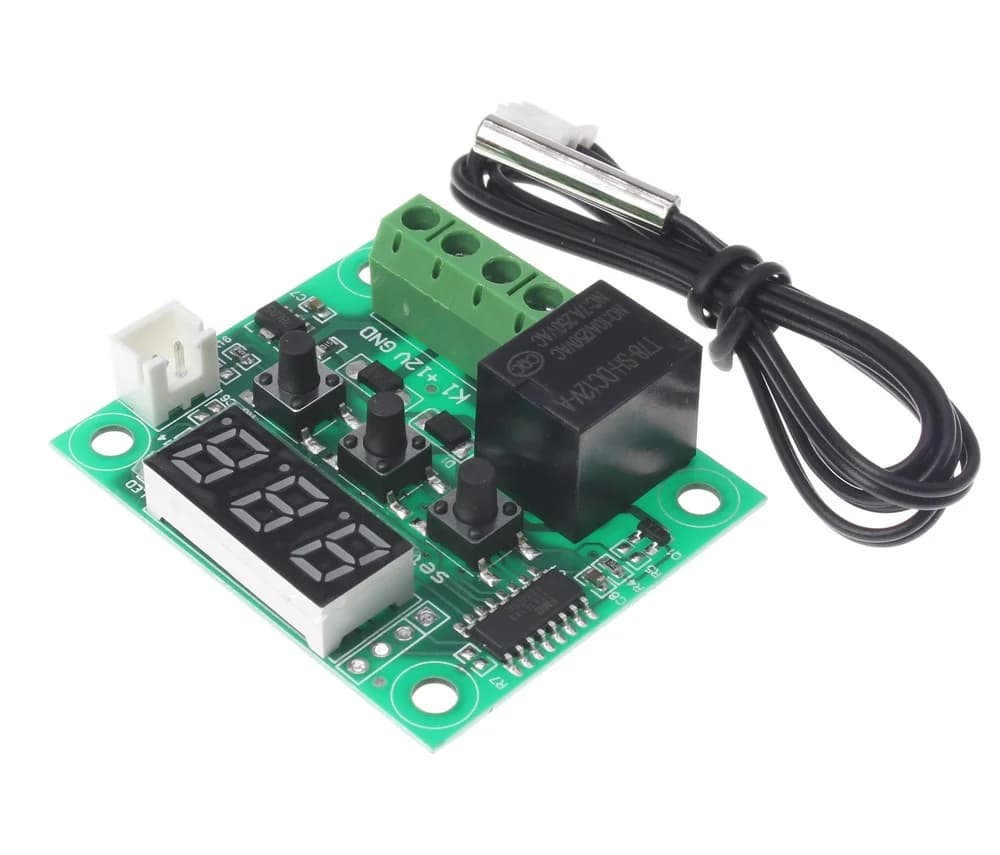 ماژول کنترلر دما XH-W1209 به همراه نمایشگر دیجیتال — تصویر ۴