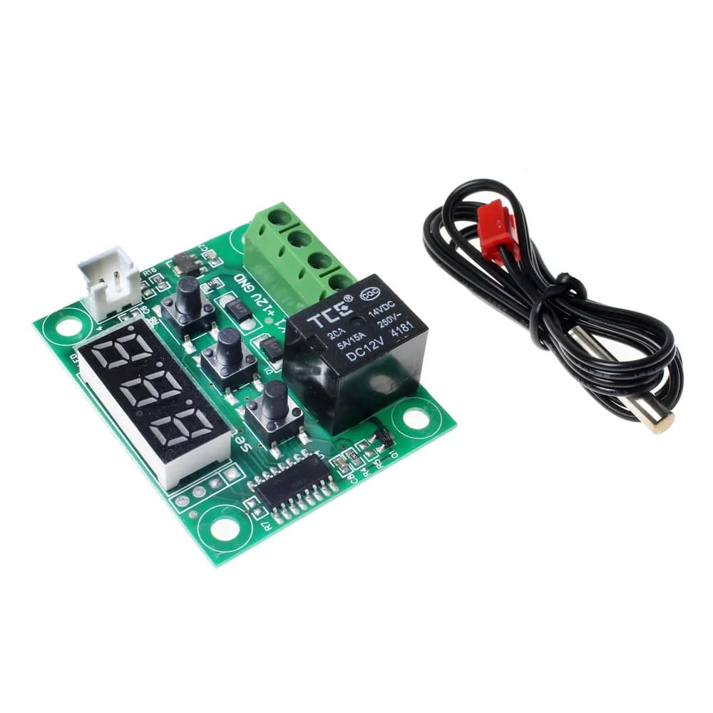 ماژول کنترلر دما XH-W1209 به همراه نمایشگر دیجیتال — تصویر ۵