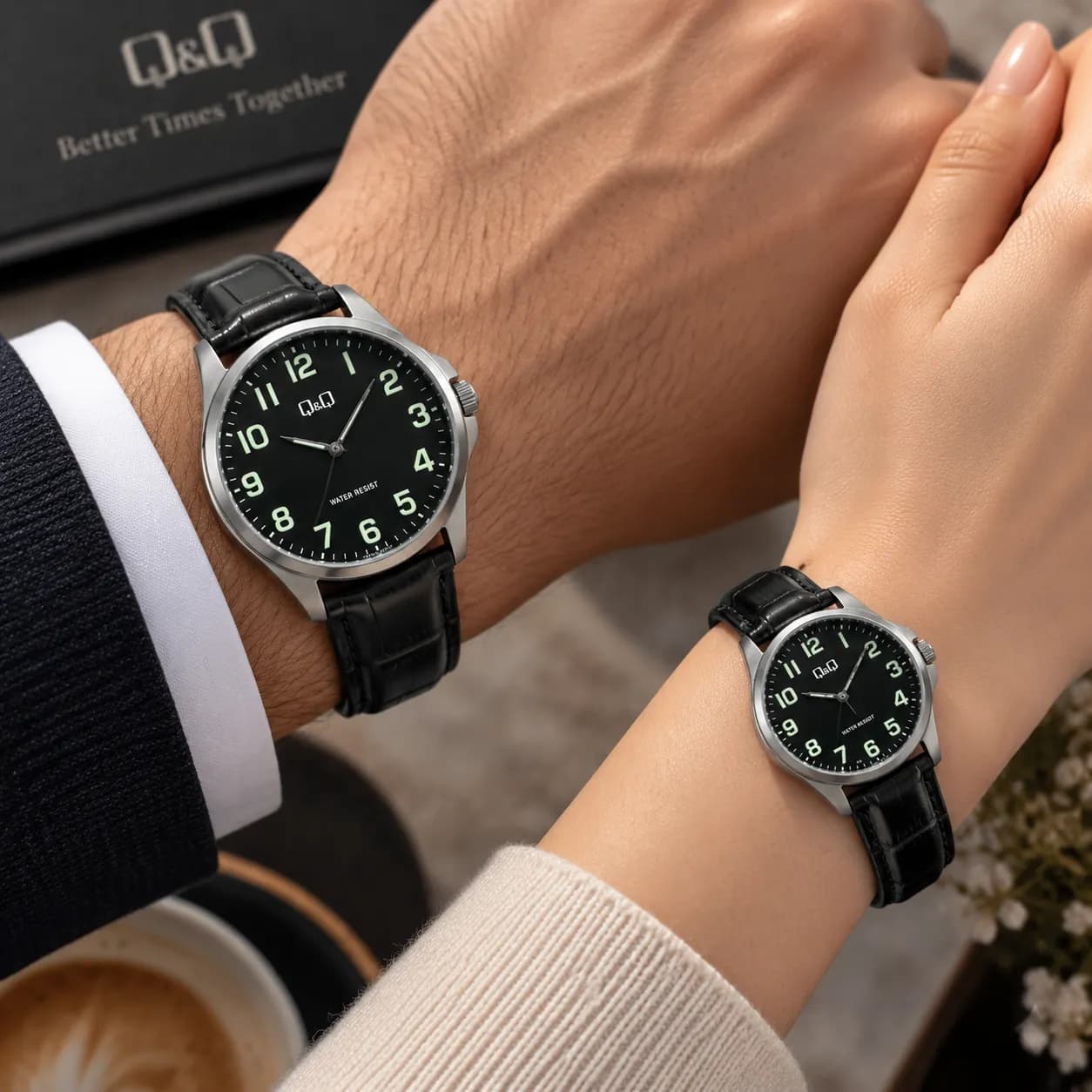 ساعت ست Q&Q کوارتز مدل C36A-014PY – C37A-014PY — تصویر ۷