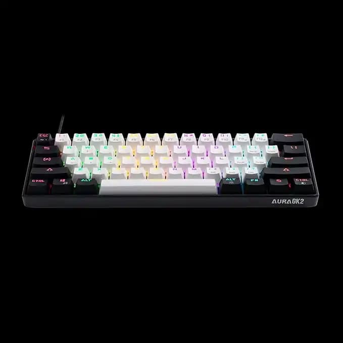 کیبورد گیمینگ GAMDIAS مدل AURA GK2 — تصویر ۲
