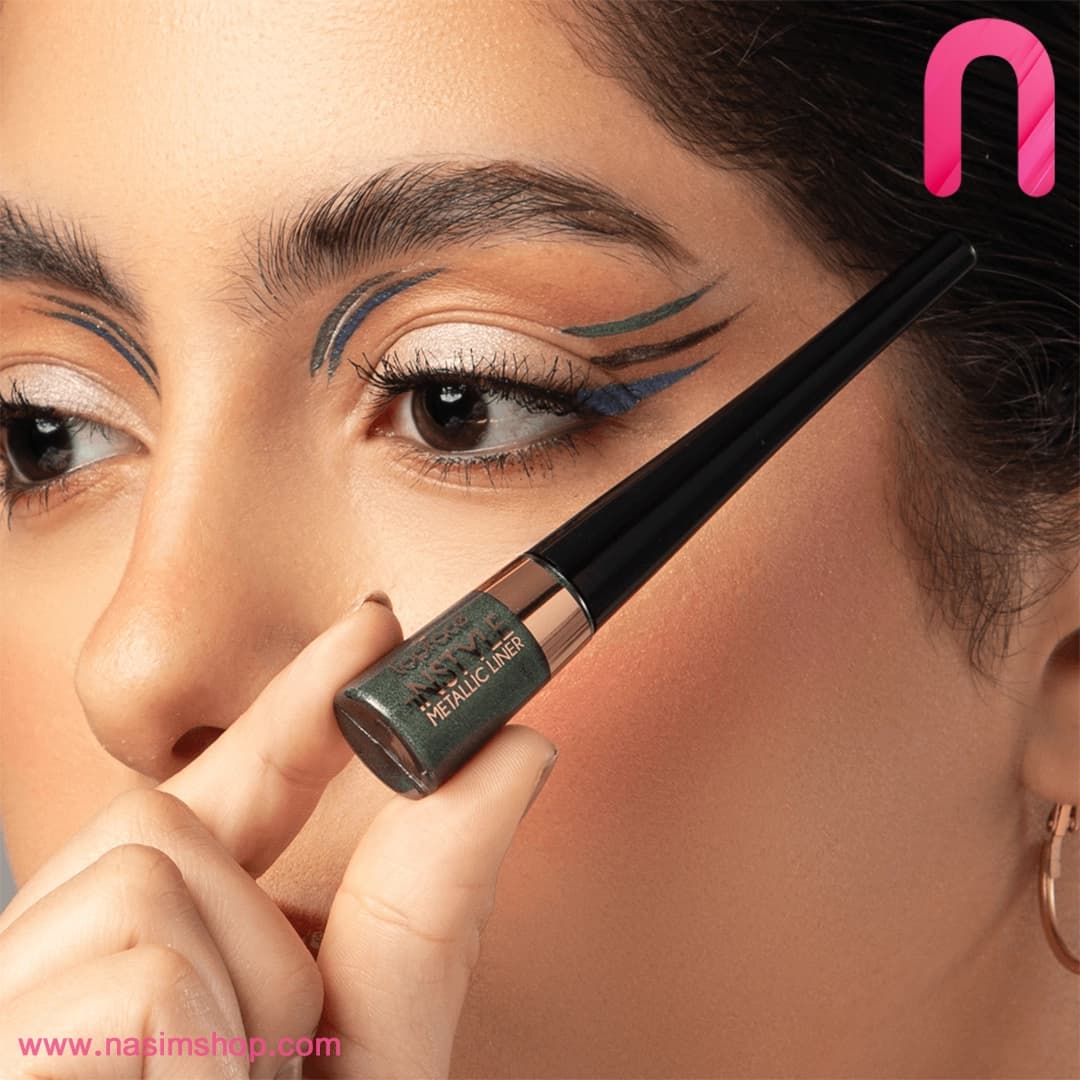 خط چشم متالیک Instyle Metallic Liner تاپ فیس — تصویر ۳