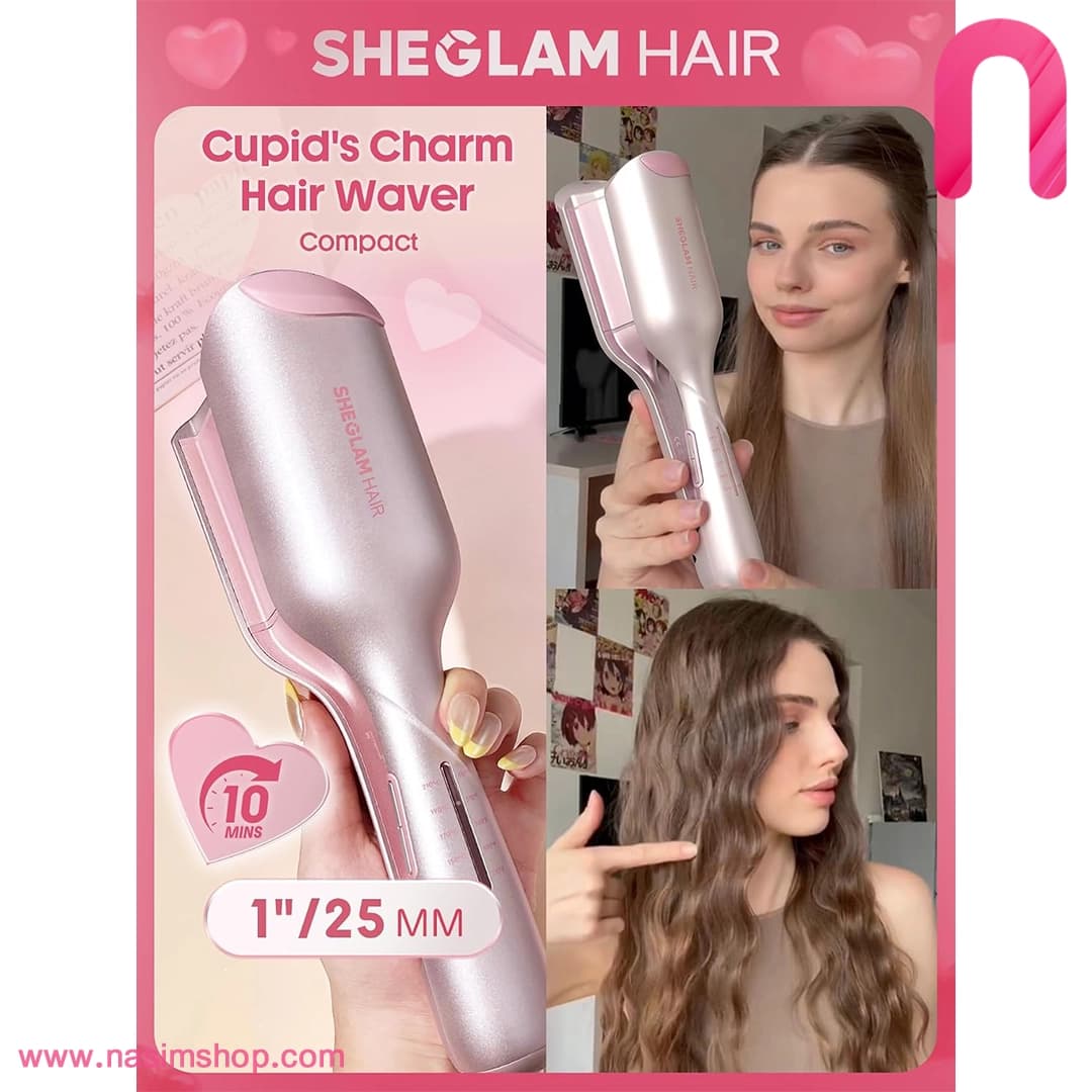 ویو کننده مو مدل Beach Babe Hair Waver Cupid’s Charm شیگلم — تصویر ۳