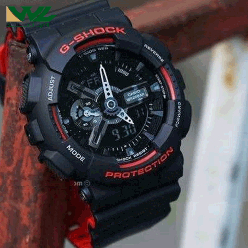 ساعت مردانه کاسیو جی شاک مدل GA-110HR-1ADR — تصویر ۹