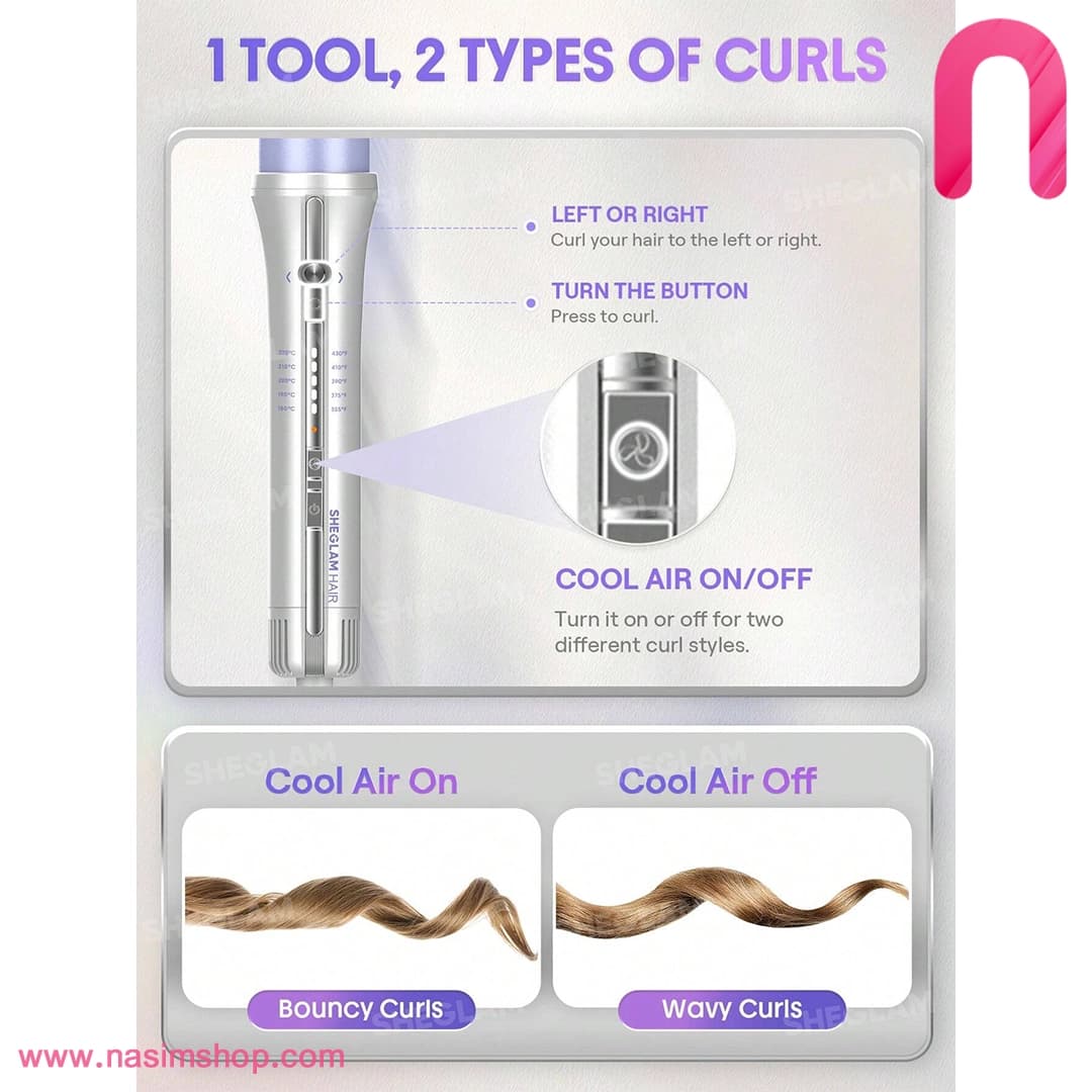 فر کننده و حالت دهنده مو Airflow styler pro شیگلم — تصویر ۶