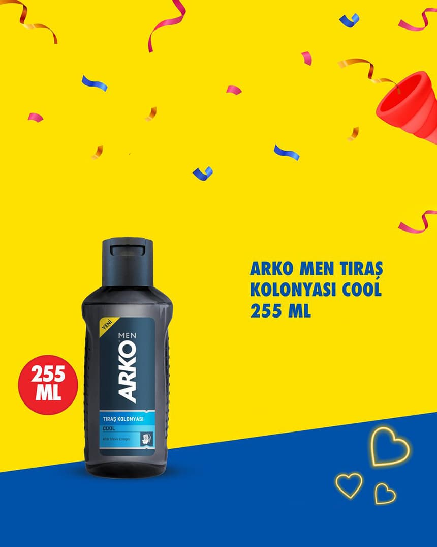 افتر شیو ادکلنی آرکو مدل Cool خنک کننده 255 میلی لیتر — تصویر ۲