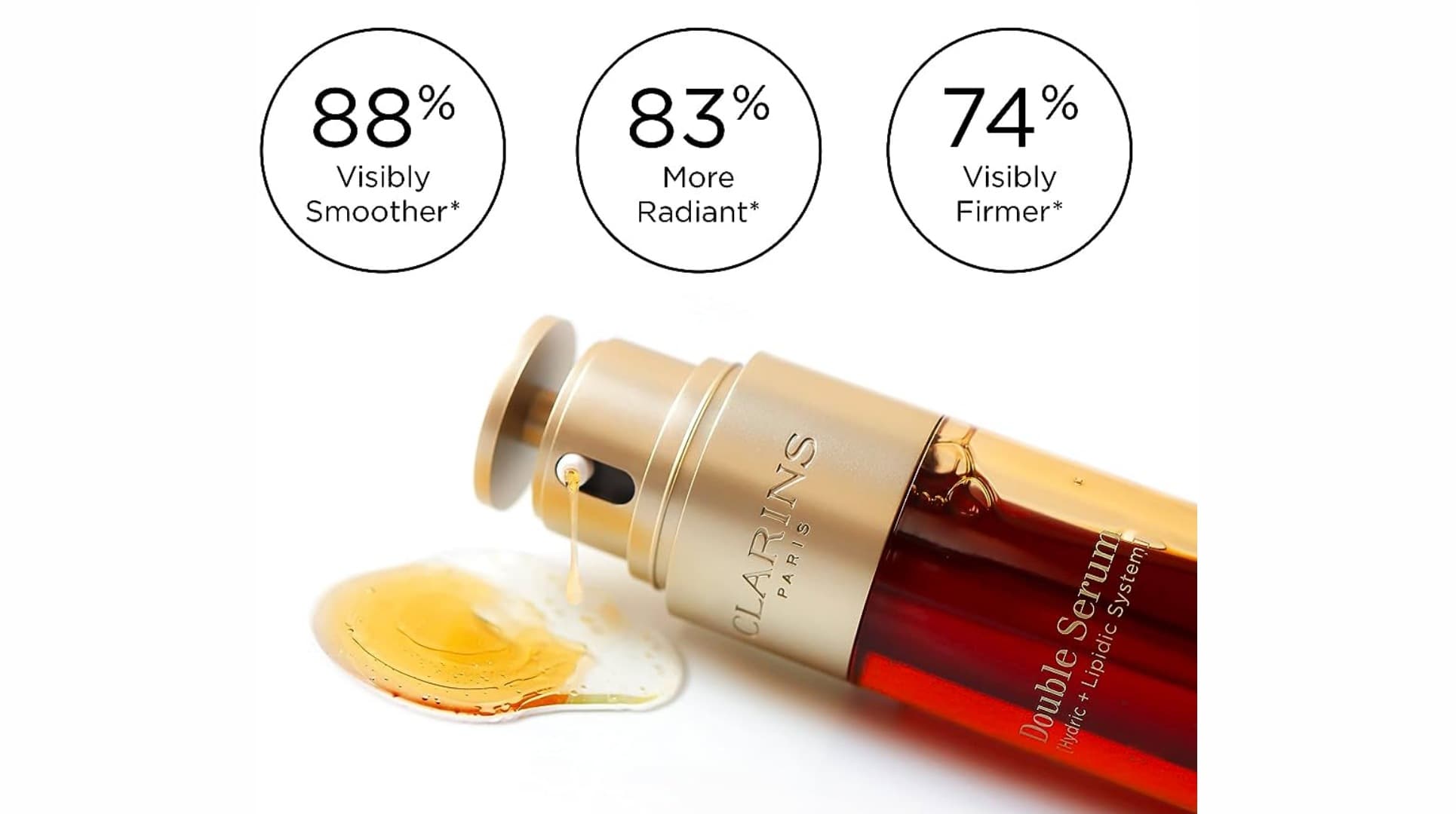 سرم جوانساز و لیفت کننده مدل دابل سرم کلارنس Clarins — تصویر ۴