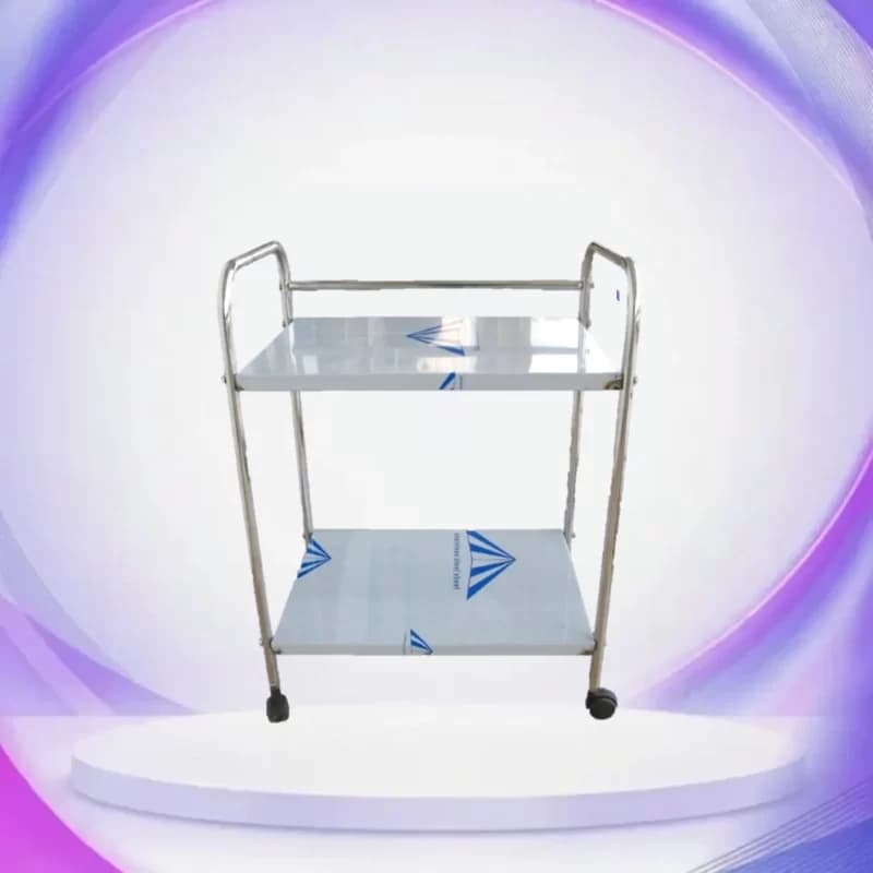 ترالی پانسمان استیل بیمارستانی ضدزنگ