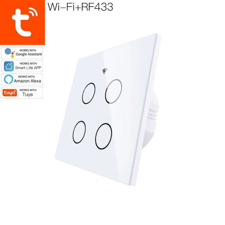 کلید 4 پل تویا Wi-Fi+RF