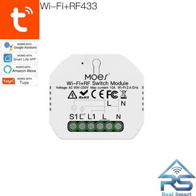 رله تک کانال Wi-Fi+RF پشت-کلیدی تویا — تصویر ۲
