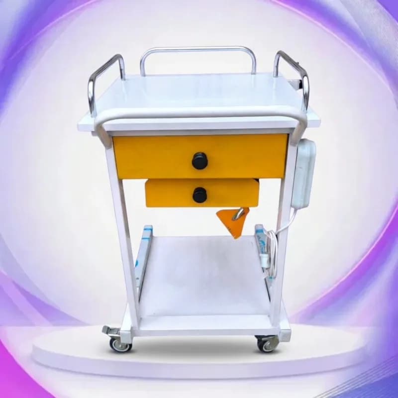 ترالی مخصوص دستگاه ECG بیمارستانی