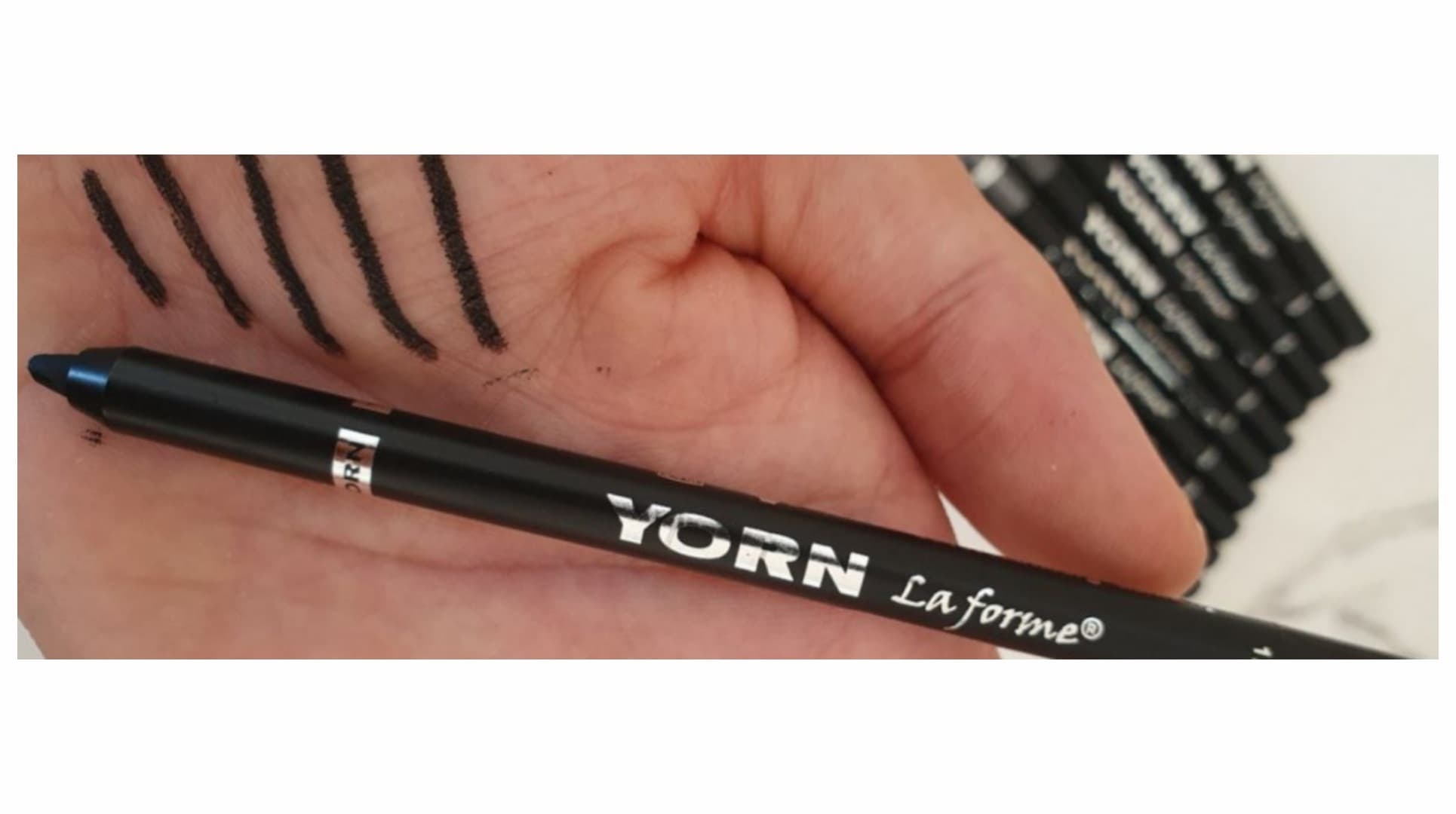 مداد چشم شمعی کربن بلک ضد آب یورن YORN — تصویر ۶