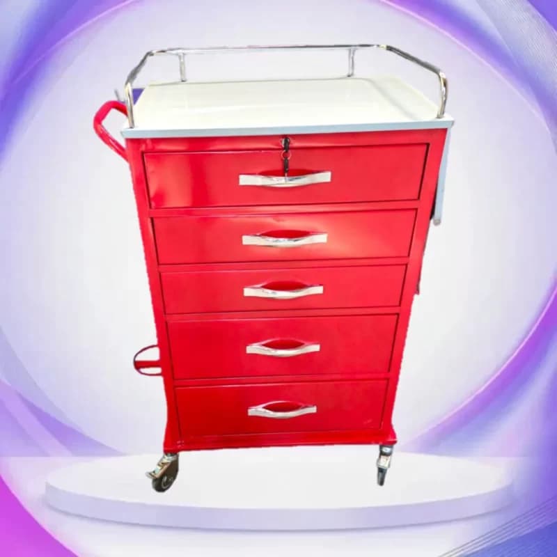 ترالی اورژانس پنج کشو بیمارستانی