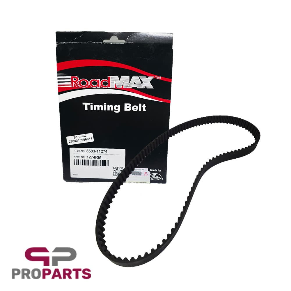 تسمه تایم 107 دندانه رودمکس ROADMAX مدل GATES-1274 با لیبل هرینگتون مناسب برای کوییک