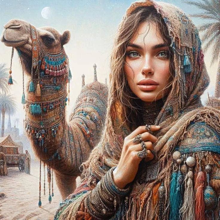 کیت نقاشی الماسی بزرگسال زیبای صحرا