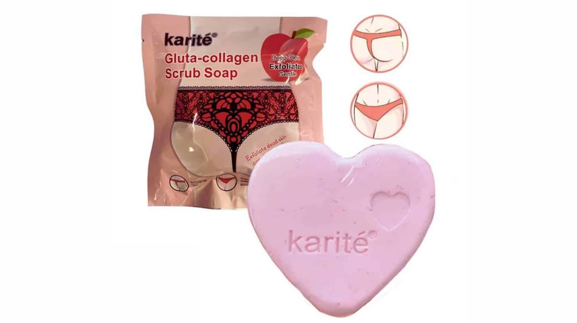 صابون اسکراب و روشن کننده نقاط حساس کاریته karite — تصویر ۲