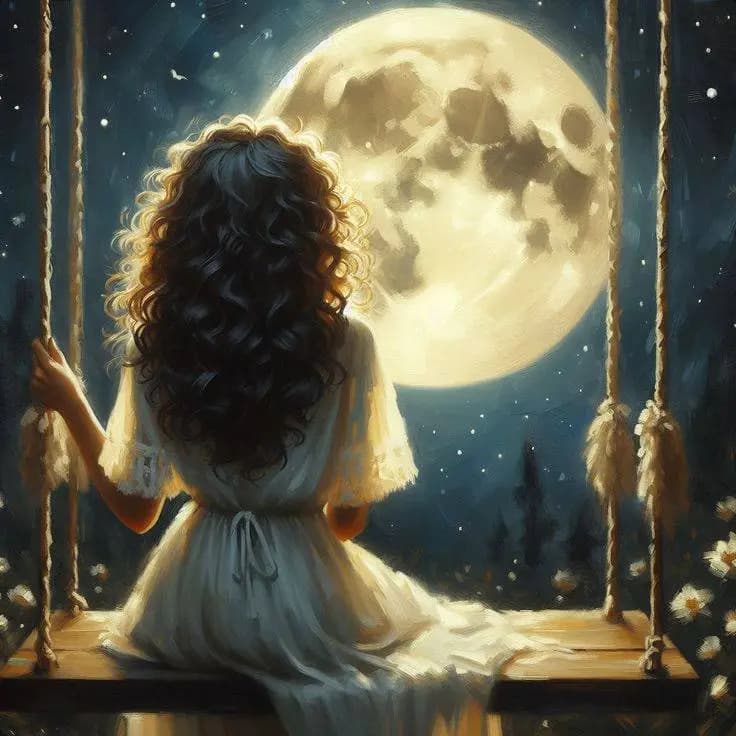 کیت نقاشی الماسی بزرگسال شب مهتابی
