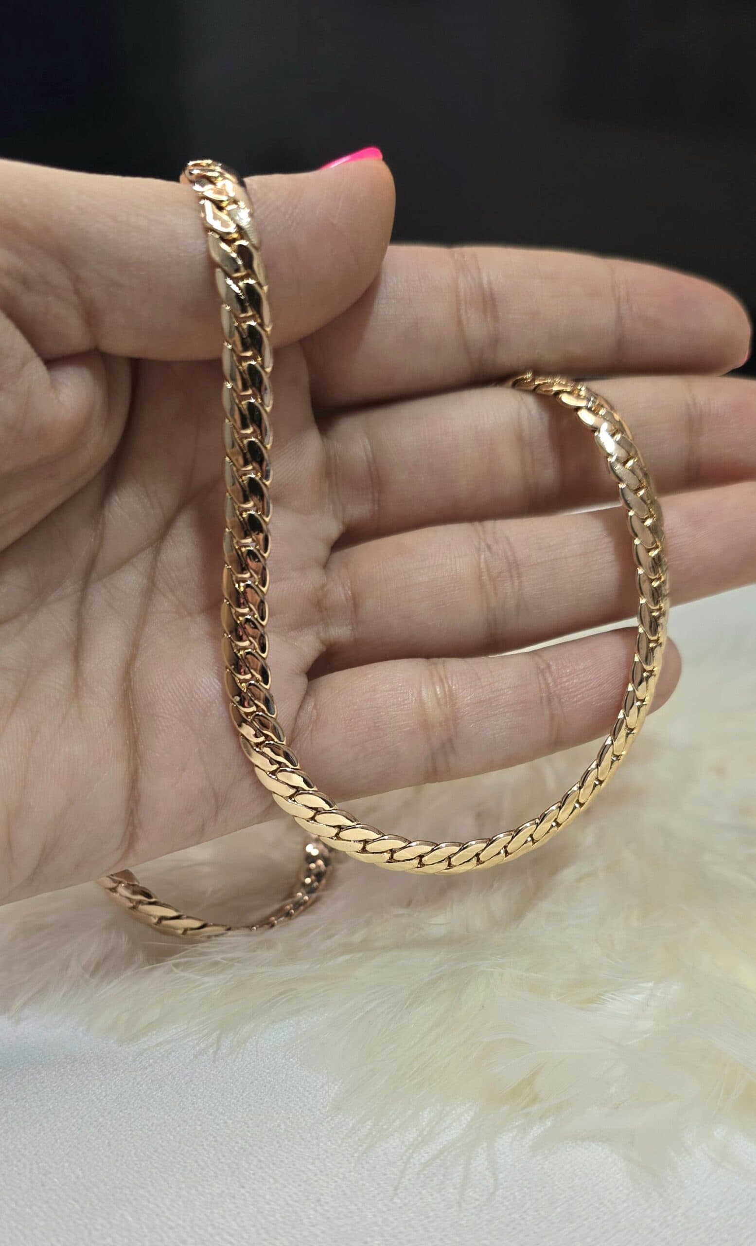گردنبند ژوپینگ طرح طلا کد 1110 — تصویر ۴