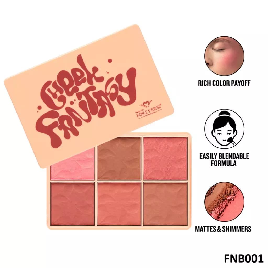 پالت رژ گونه فوراور52 (fnb001) — تصویر ۲