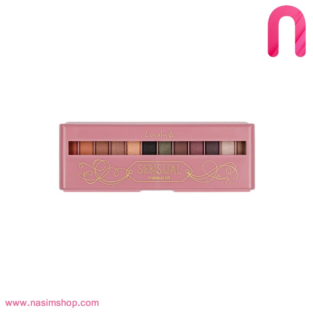 پالت سایه چشم Sensual Make Up Kit لاولی