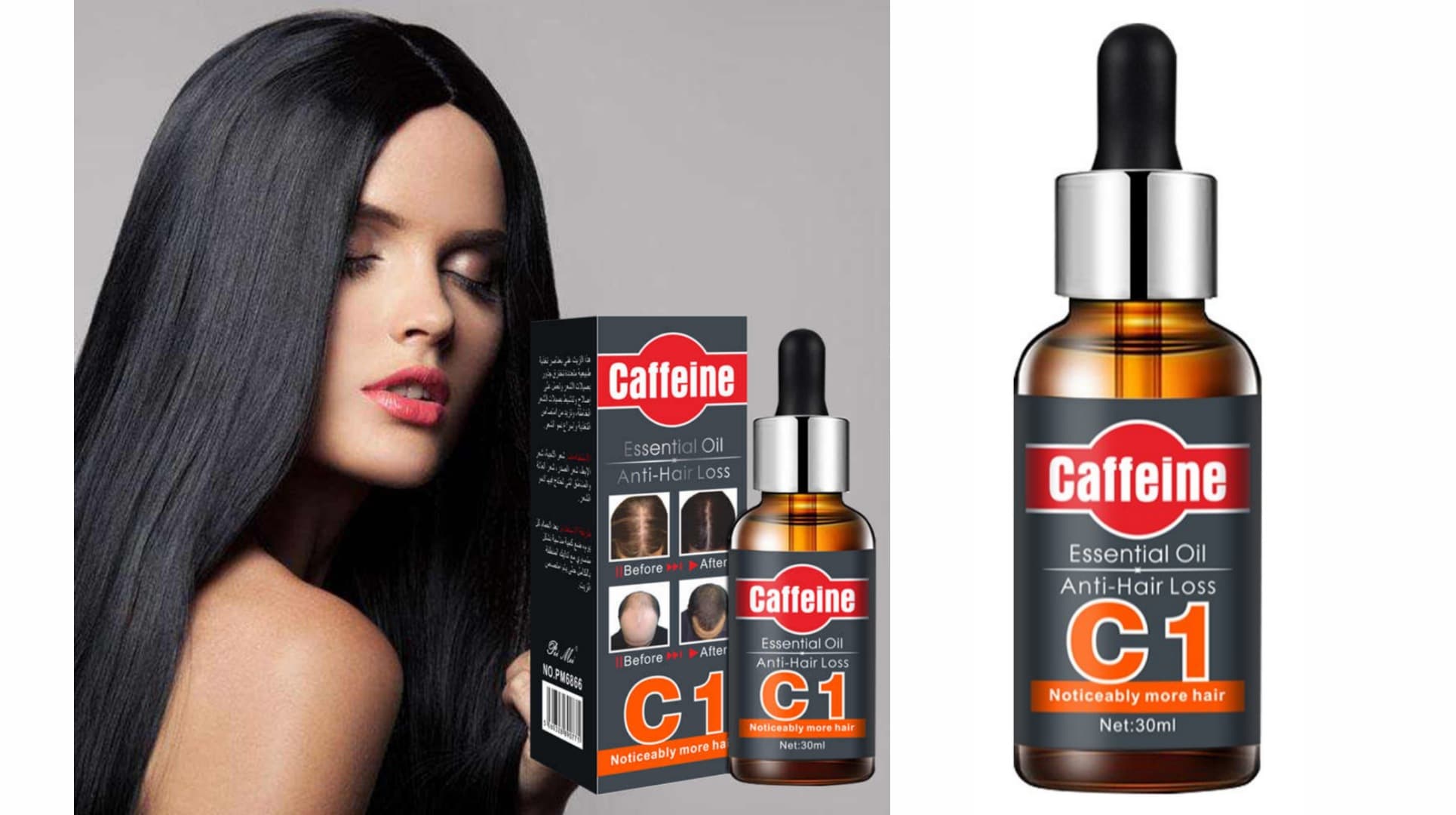 سرم ضد ریزش مو و تقویت کننده مدل C1 کافئین caffeine — تصویر ۶