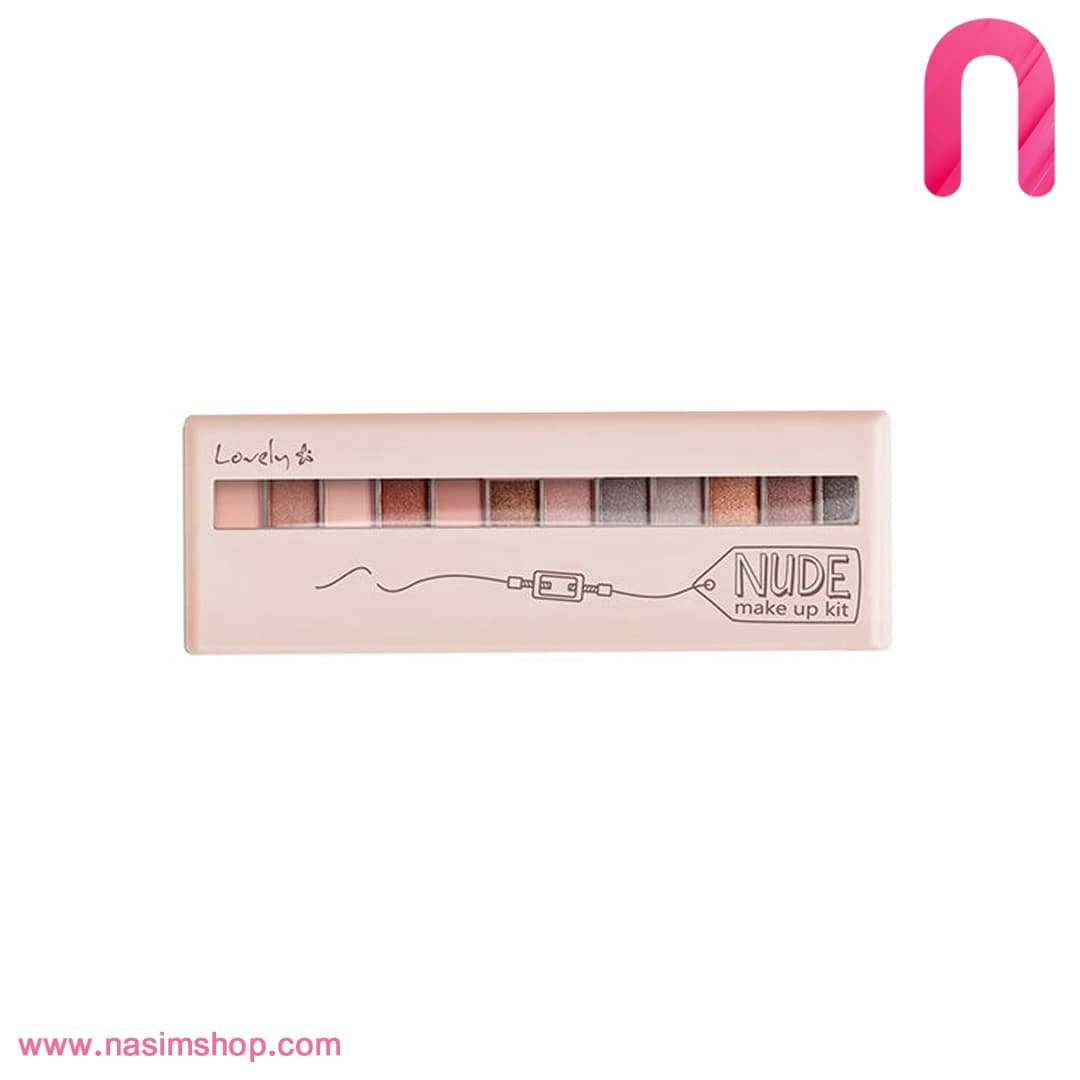 پالت سایه چشم Nude Make Up Kit لاولی — تصویر ۲