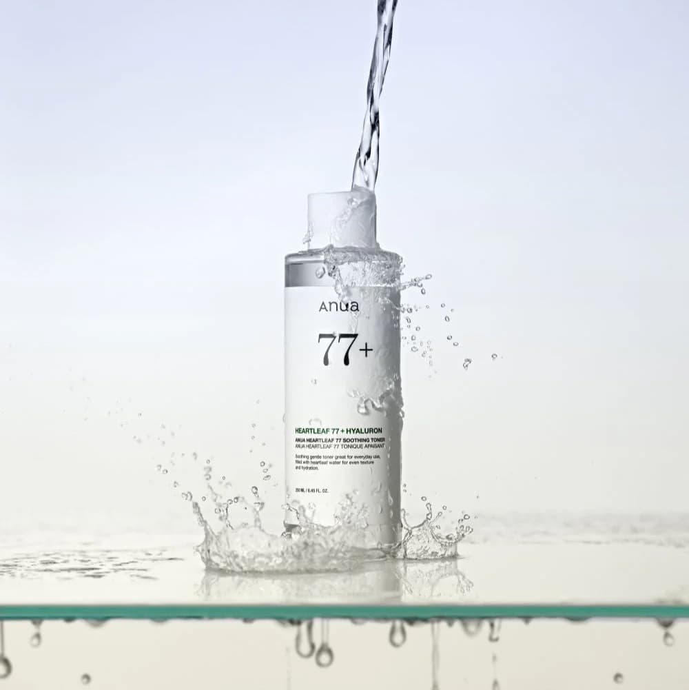 تونر آبرسان و تسکین دهنده مدل 77% Heartleaf آنوا — تصویر ۳