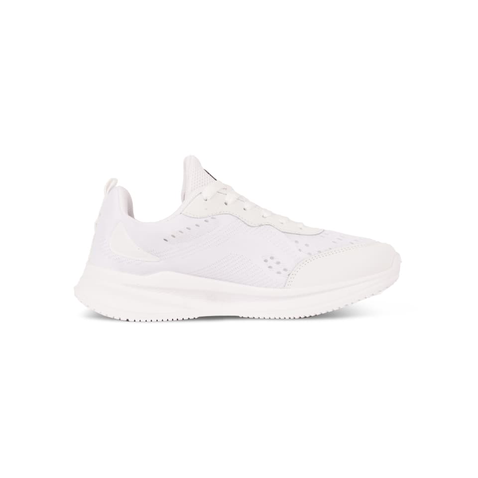 کفش کتانی ورزشی زنانه مدل نیو بالانس New Balance سفید صورتی کد 12112 — تصویر ۲