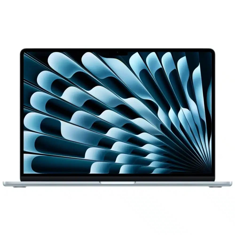 مک بوک ایر 13.6 اینچی اپل دست دوم با چیپ M5 -مدل MDHH۴ ظرفیت 512GB رم 16GB رنگ Skyblue