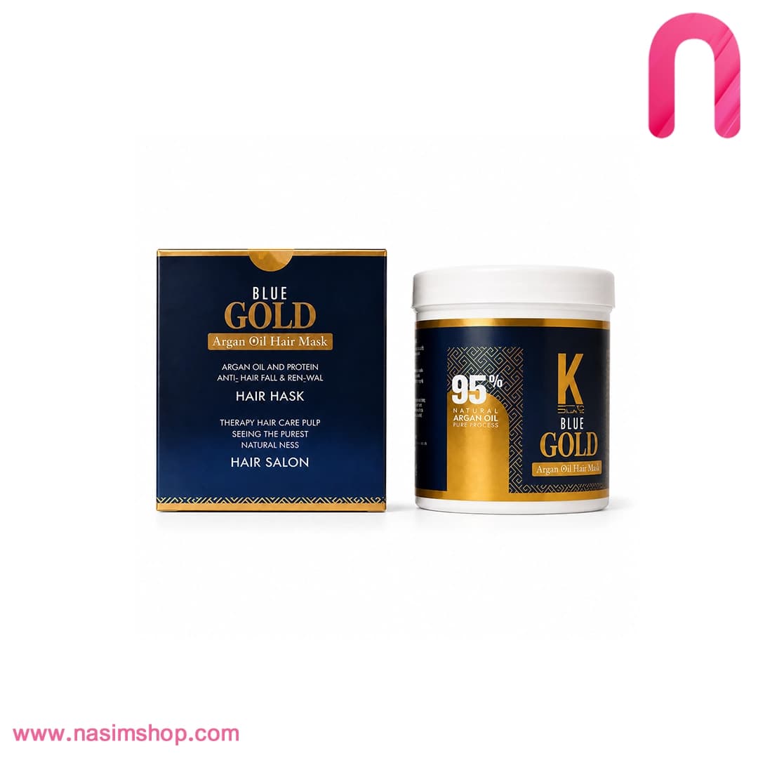 ماسک مو آرگان اویل مدل Blue Gold کراتین کینگ