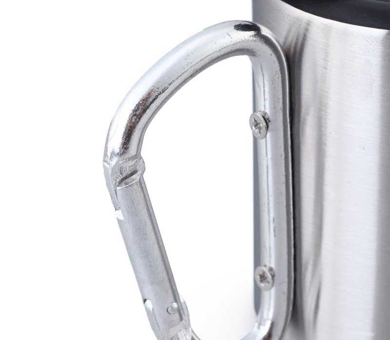 لیوان کمپینگ کارابین دار – Steel Cup — تصویر ۶