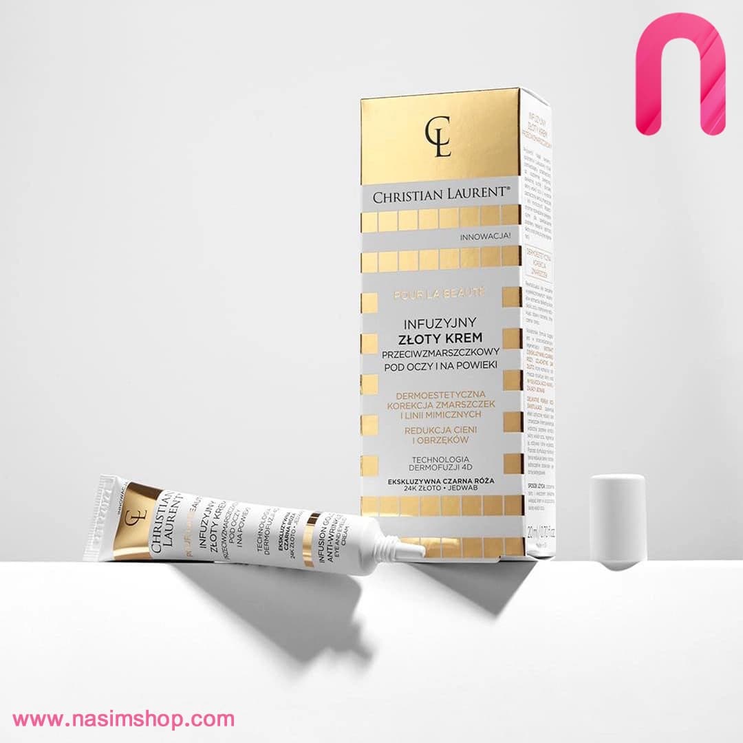 کرم دور چشم ضد چروک طلا 24K کریستین لورنت — تصویر ۳