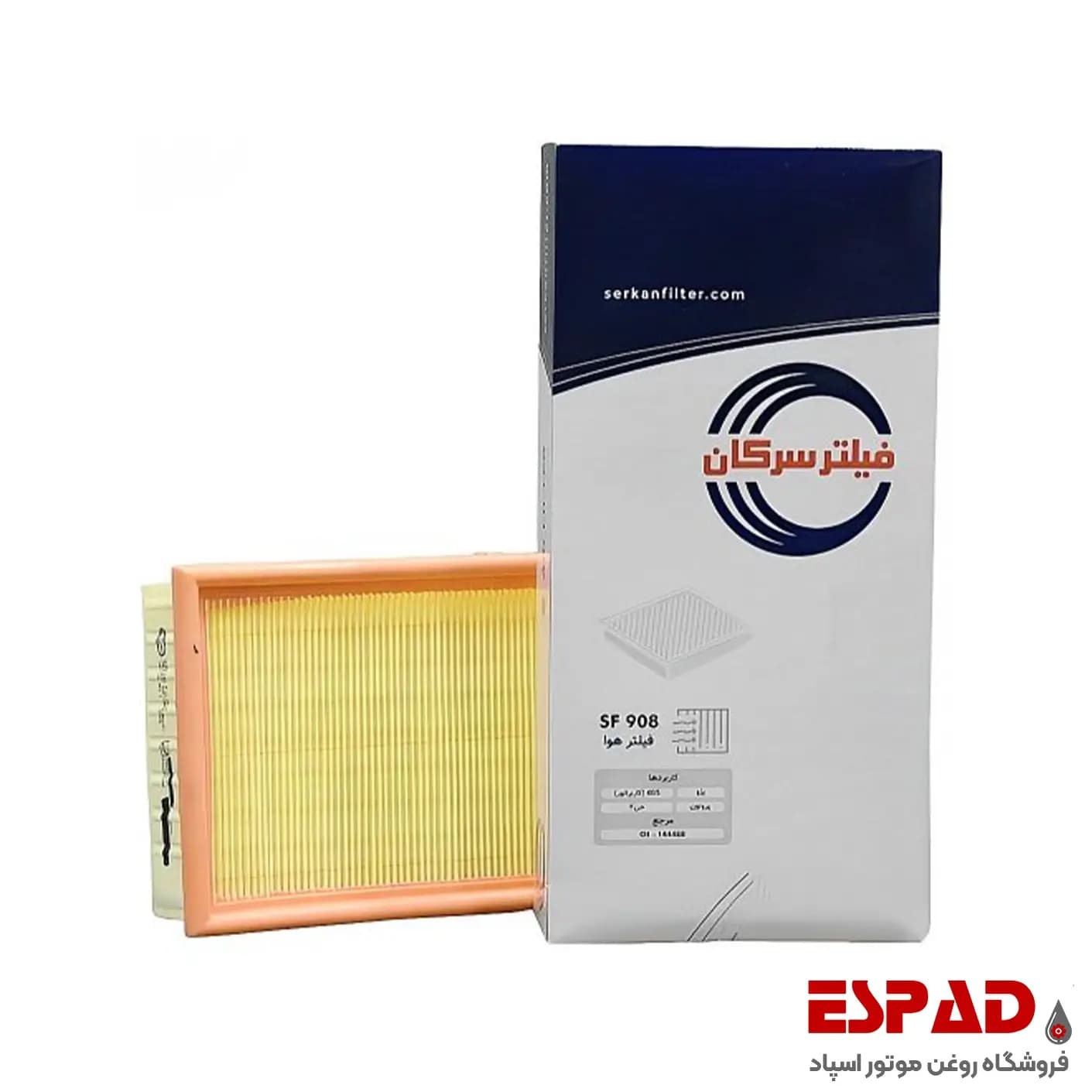 فیلتر هوا پژو ۴۰۵ کاربراتور سرکان SF 908